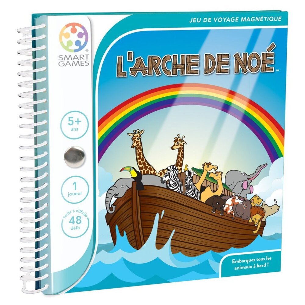 Smart Games -L'arche de Noé- Magnetic Travel Logic Game New Sealed Age 5+